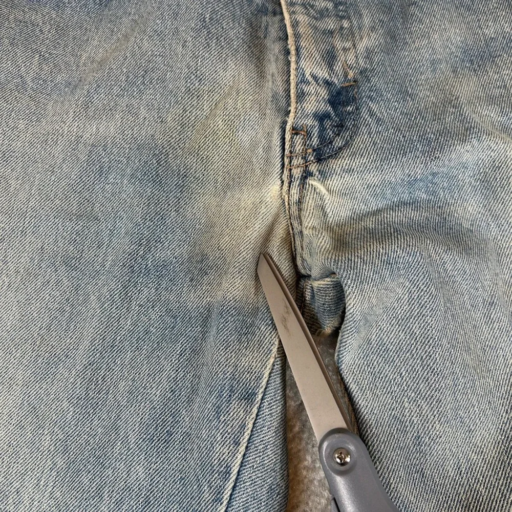 Vintage 90s Calvin Klein Straight Leg Jeans Mens 30x30 Light Wash Blue Denim USA